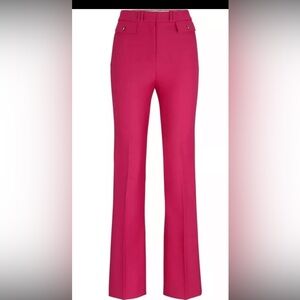 Hugo Boss SLIM-FIT TROUSERS IN VIRGIN-WOOL TWILL Size 4